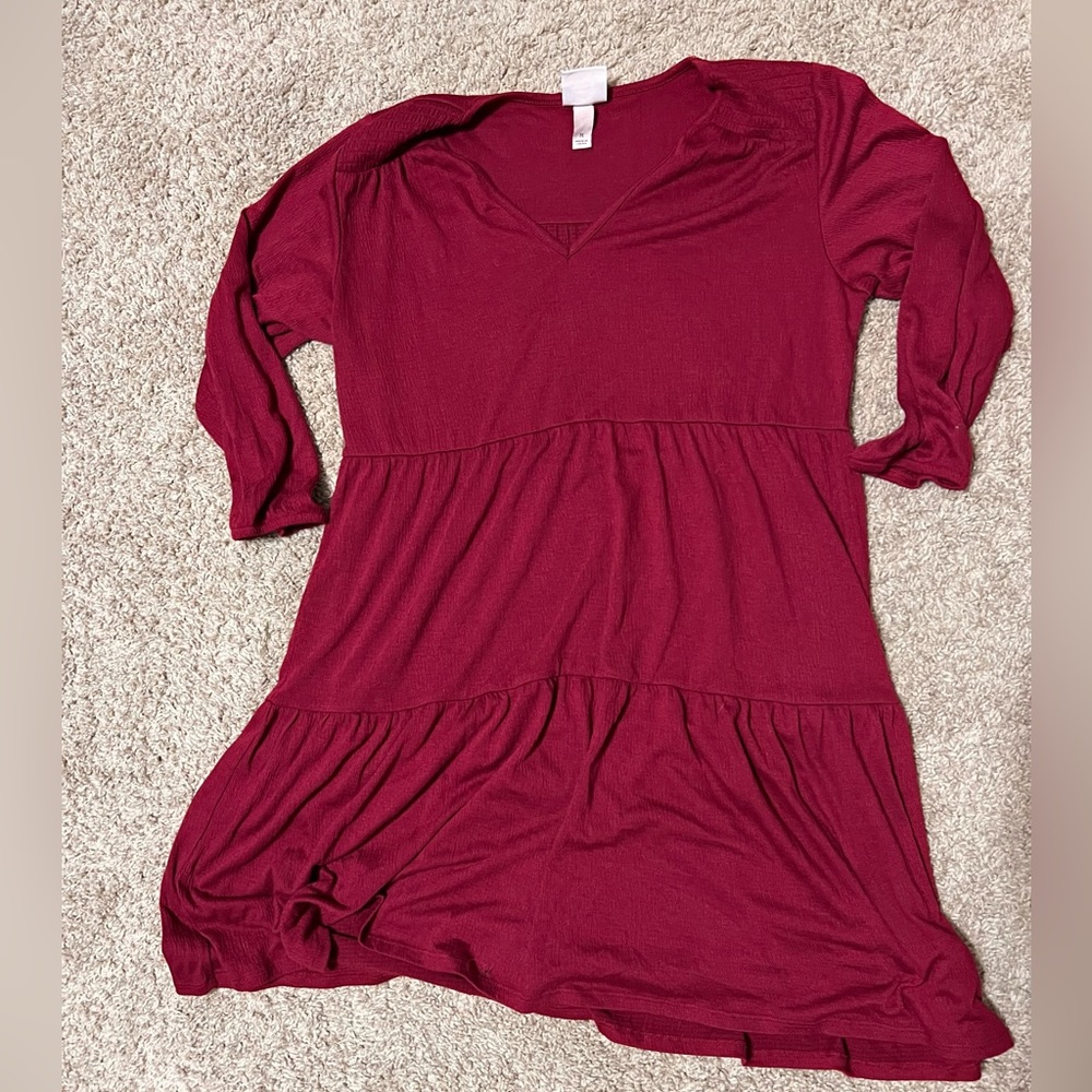 Maroon dress